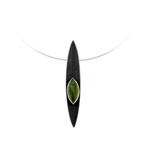 Anhänger aus 925er Silber »100321« mit Turmalin