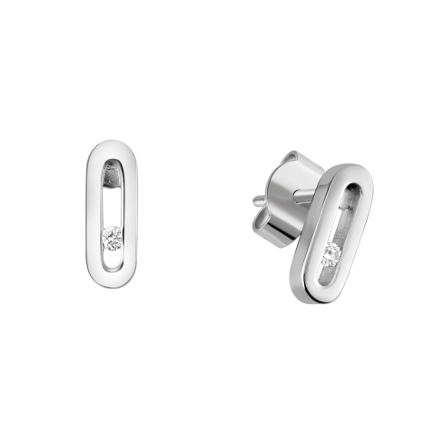 Ohrstecker aus 750er Weissgold »100038« mit Diamanten