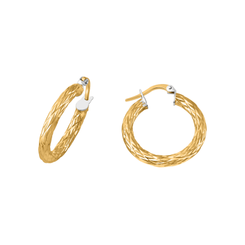 Creolen aus 585er Gelbgold »100865«