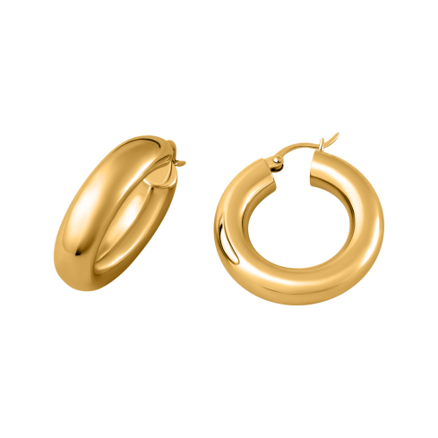 Creolen aus 585er Gelbgold »100869«