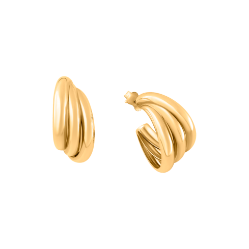 Creolen aus 585er Gelbgold »100876«