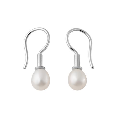 Ohrhaken aus 925er Silber »Tropfen, 101014«