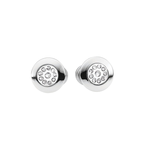 Ohrstecker aus Edelstahl »101155« mit Diamanten