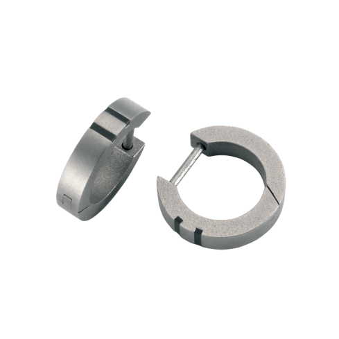 Creolen aus Titan und Keramik »100115«