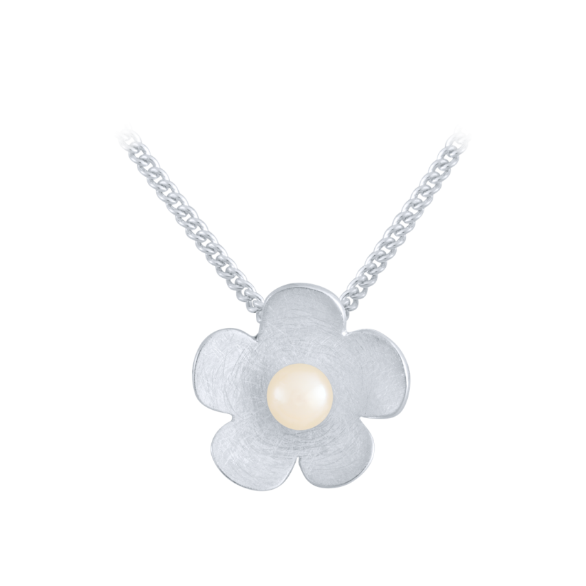 Anhänger aus 925er Silber »Blume, 100296«