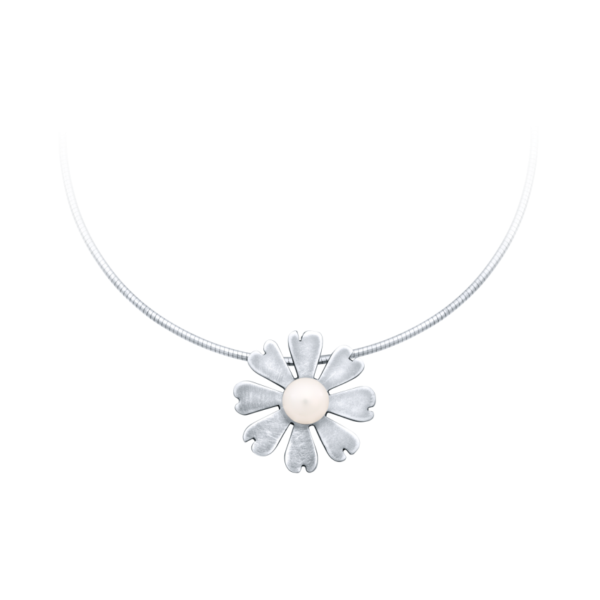 Anhänger aus 925er Silber »Blume, 100331«