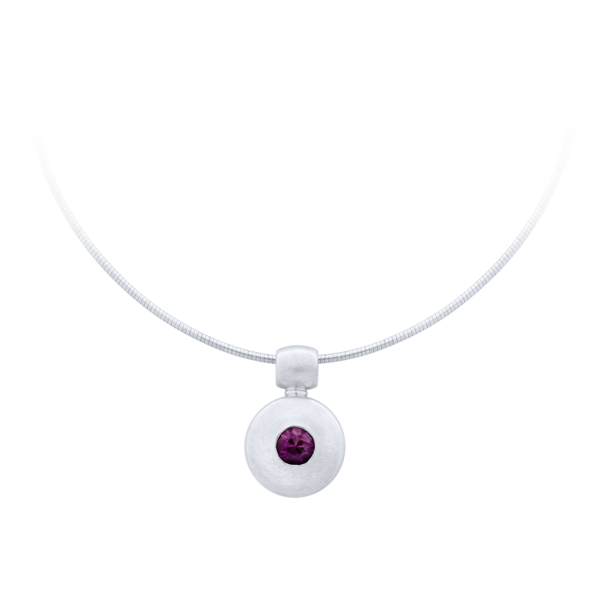Anhänger aus 925er Silber »100338« mit Amethyst