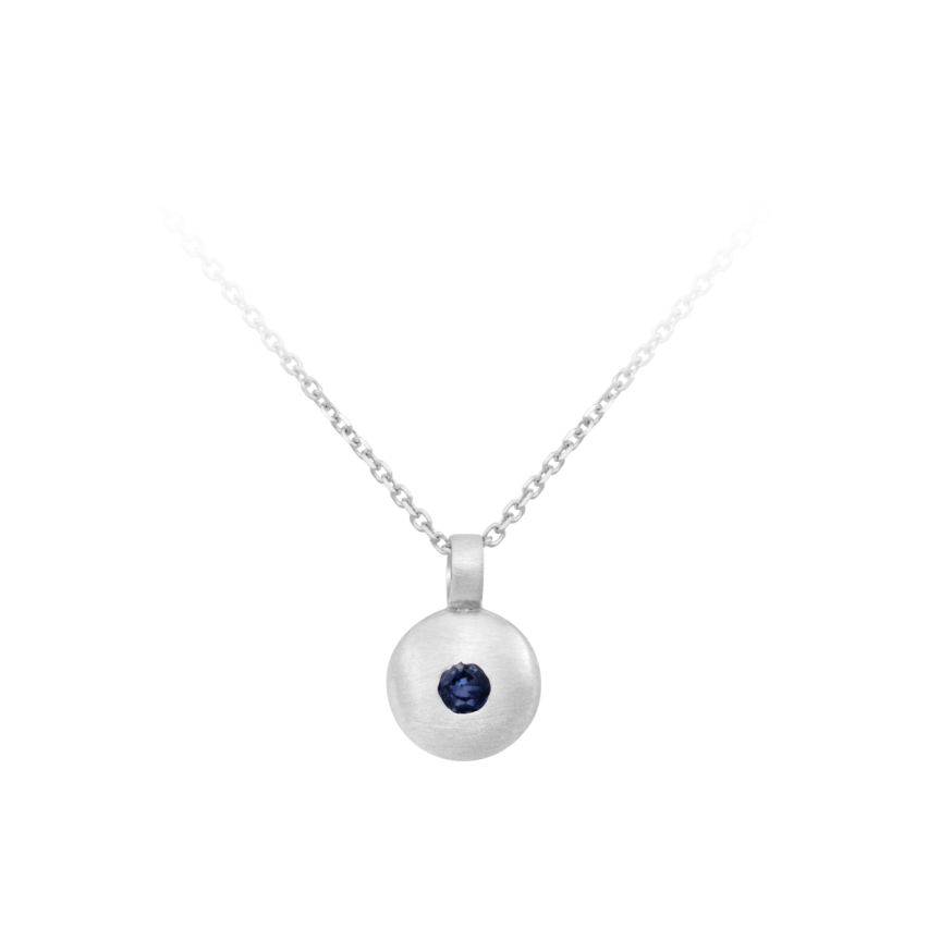 Anhänger aus 925er Silber »100347« mit Saphir
