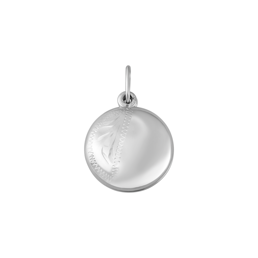 Medaillon aus 585er Weissgold »100415«