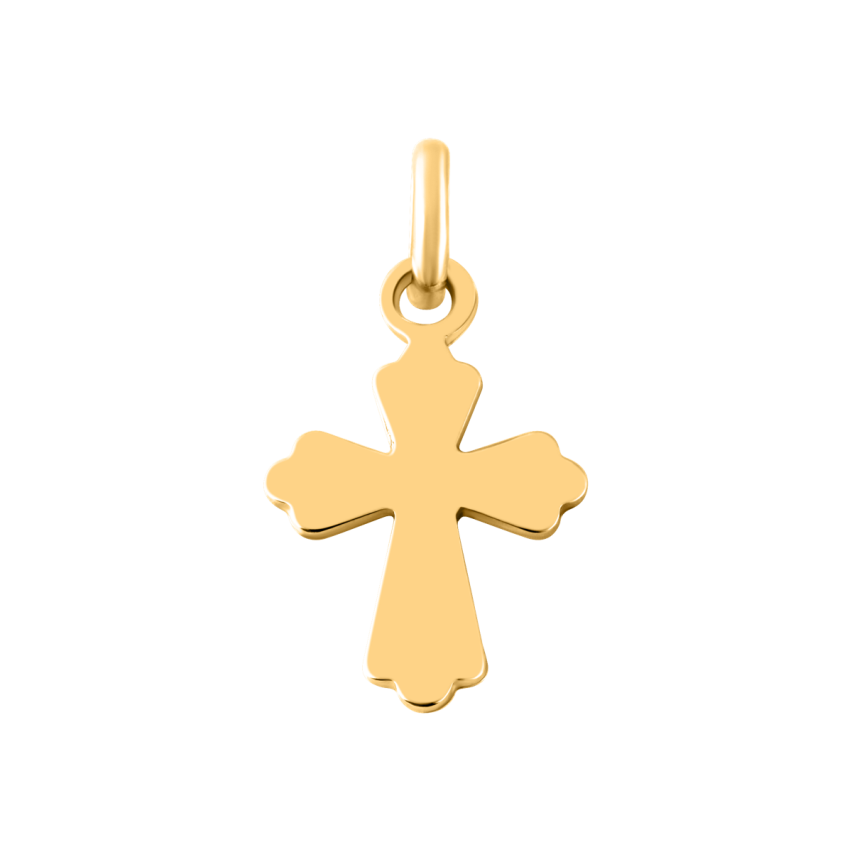 Anhänger aus 585er Gelbgold »Kreuz, 100427«