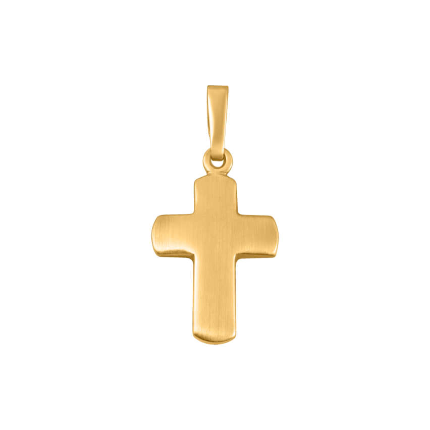 Anhänger aus 333er Gelbgold »Kreuz, 100447«