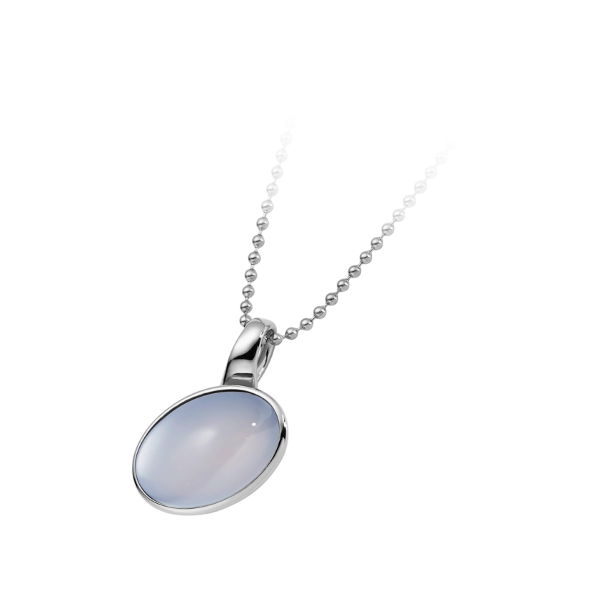 Anhänger aus Edelstahl »101072« mit Chalcedon