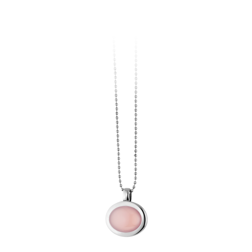 Anhänger aus Edelstahl »101101« mit Chalcedon