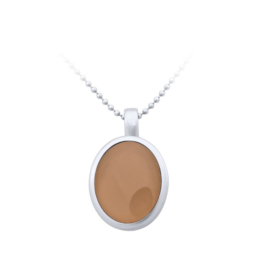 Anhänger aus Edelstahl »101116« mit Chalcedon
