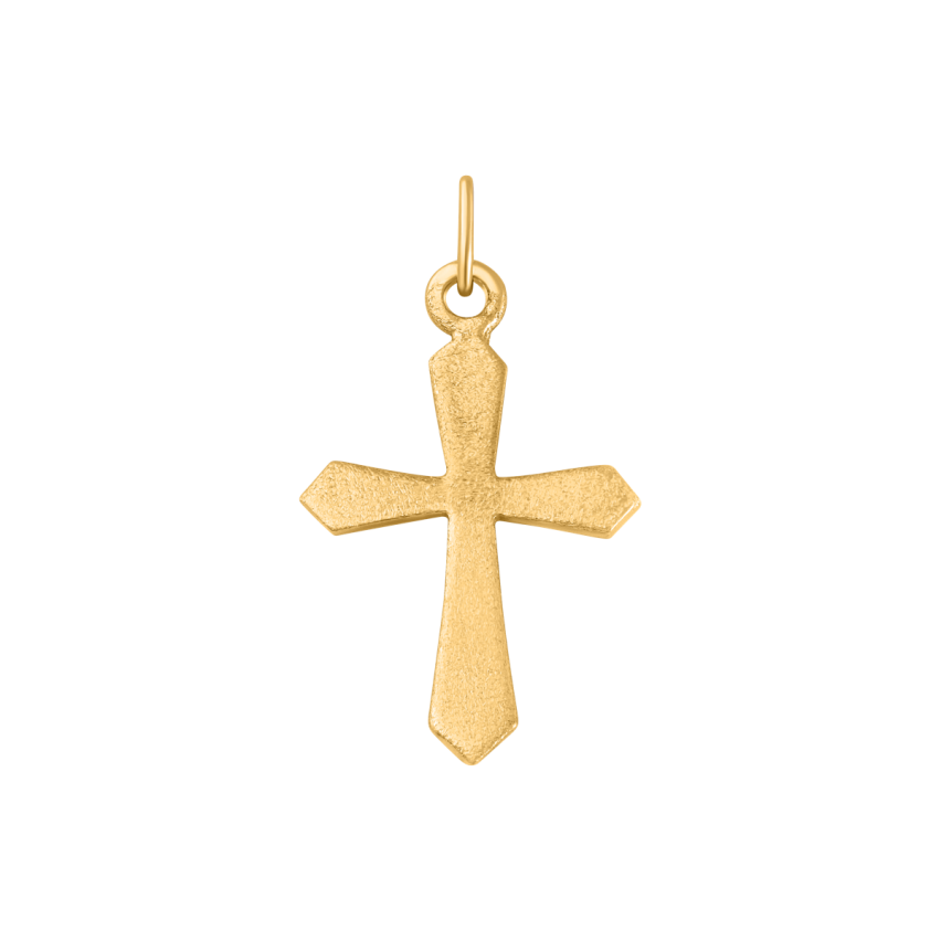 Anhänger aus 585er Gelbgold »Kreuz (Cross), 14K, 101211«