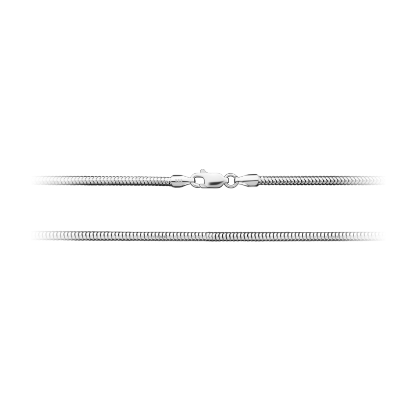 Halskette aus 585er Weissgold »Schlangenkette, 100709«