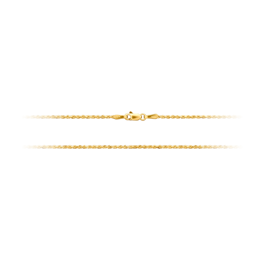 Halskette aus 585er Gelbgold »Kordelkette (Rope Kette), 100722«
