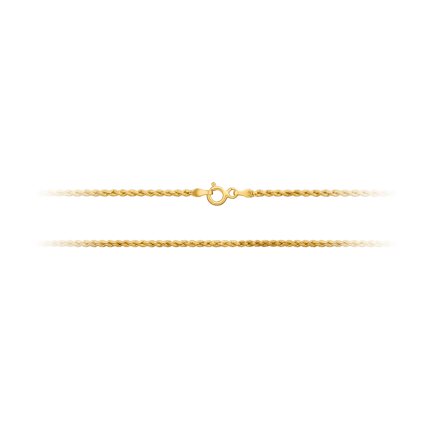 Halskette aus 585er Gelbgold »Kordelkette (Rope Kette), 100723«