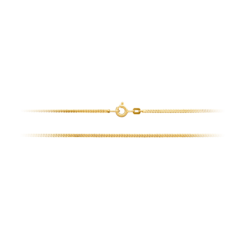 Halskette aus 585er Gelbgold »Panzerkette, 100781«