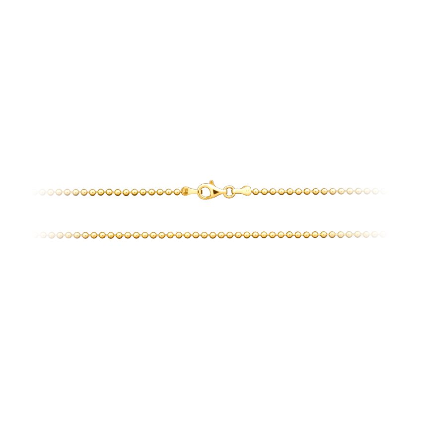 Halskette aus 585er Gelbgold »Kugelkette, 100787«