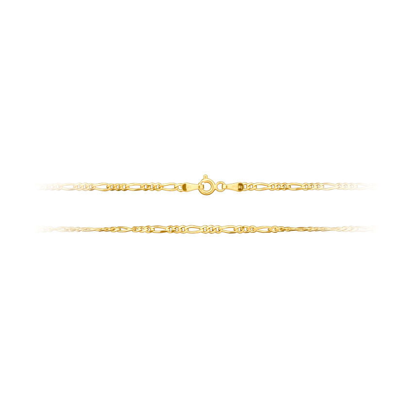 Halskette aus 585er Gelbgold »Panzerkette, 100799«
