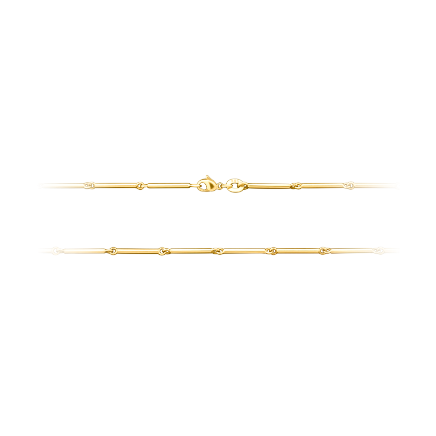 Halskette aus Gelbgold »Stabkette, 100806«