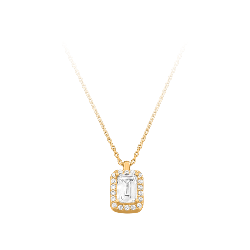 Halskette »585er Gold, 101191« mit Zirkonia