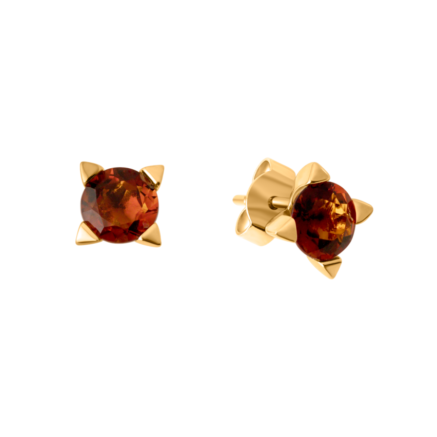 Ohrstecker aus 750er Gelbgold »100044« mit Citrin