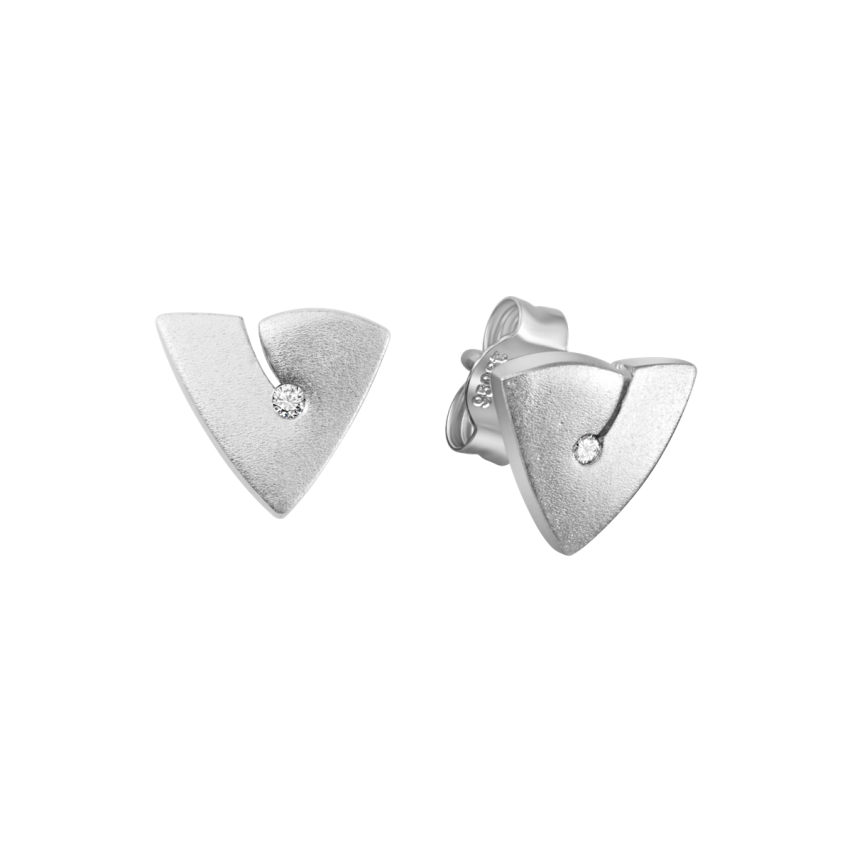 Ohrstecker aus 950er Platin »100048« mit Diamanten
