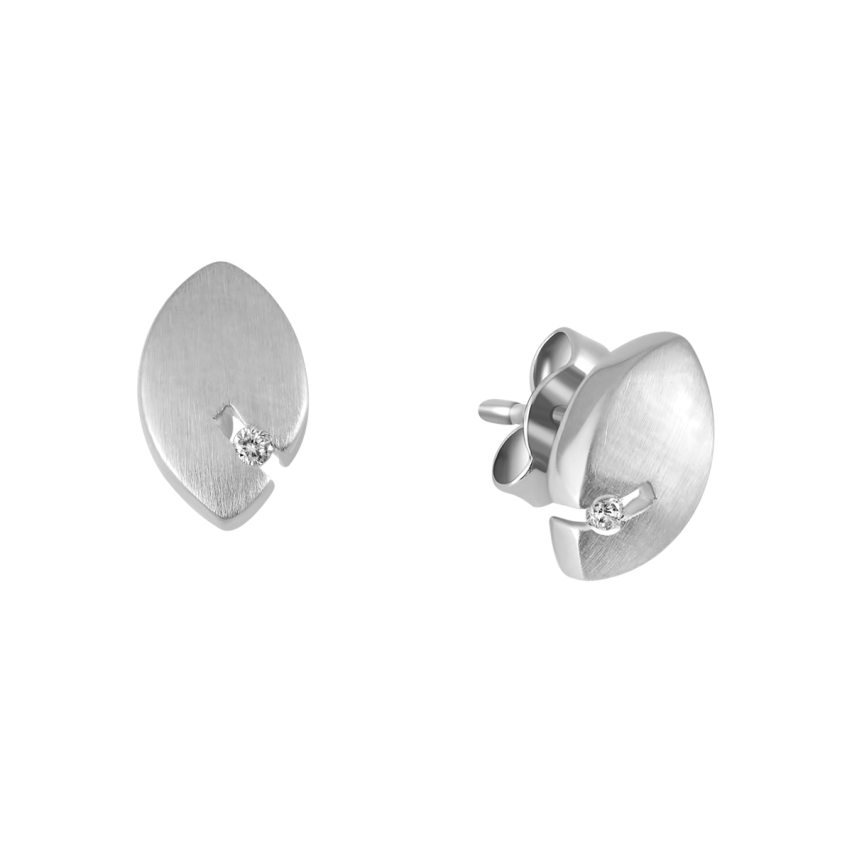 Ohrstecker aus 950er Platin »100052« mit Diamanten