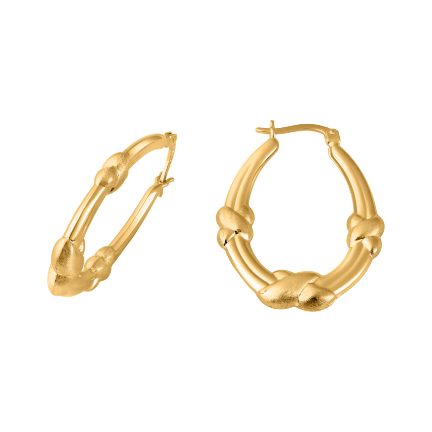 Creolen aus 585er Gelbgold »100861«