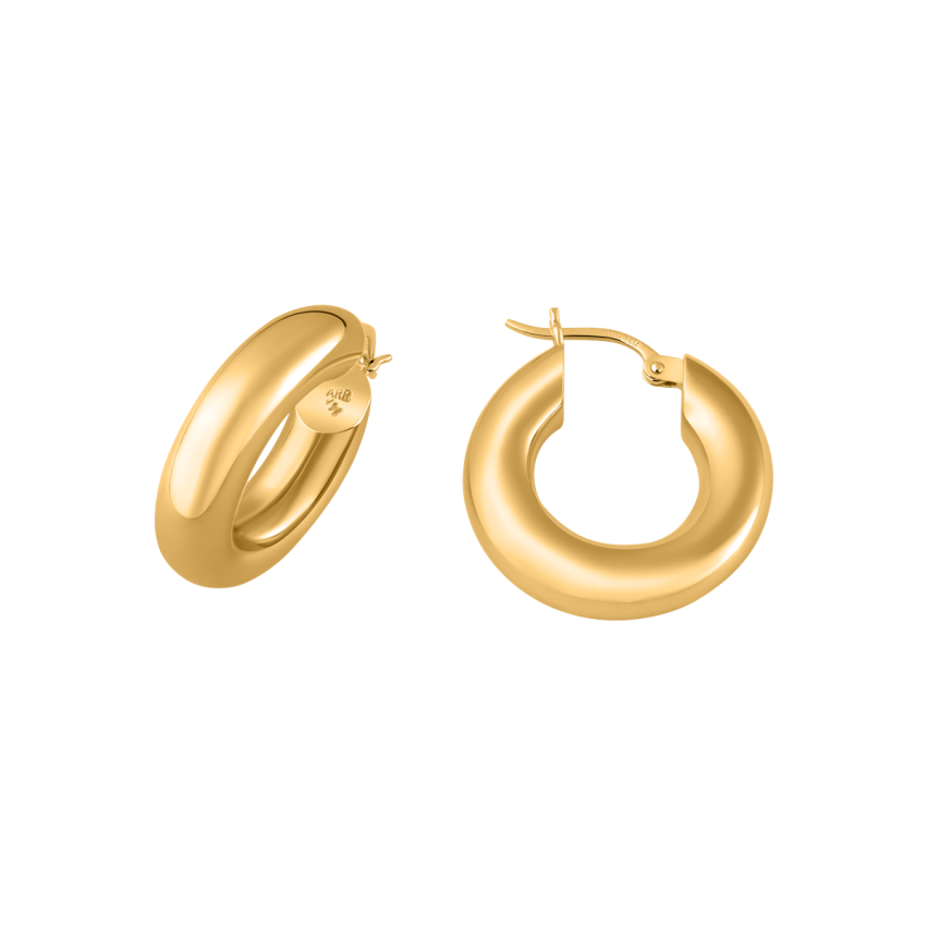 Creolen aus 585er Gelbgold »100863«