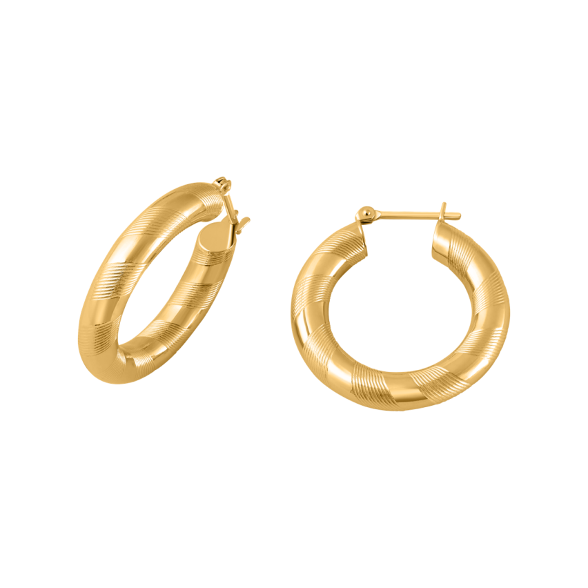 Creolen aus 585er Gelbgold »100867«