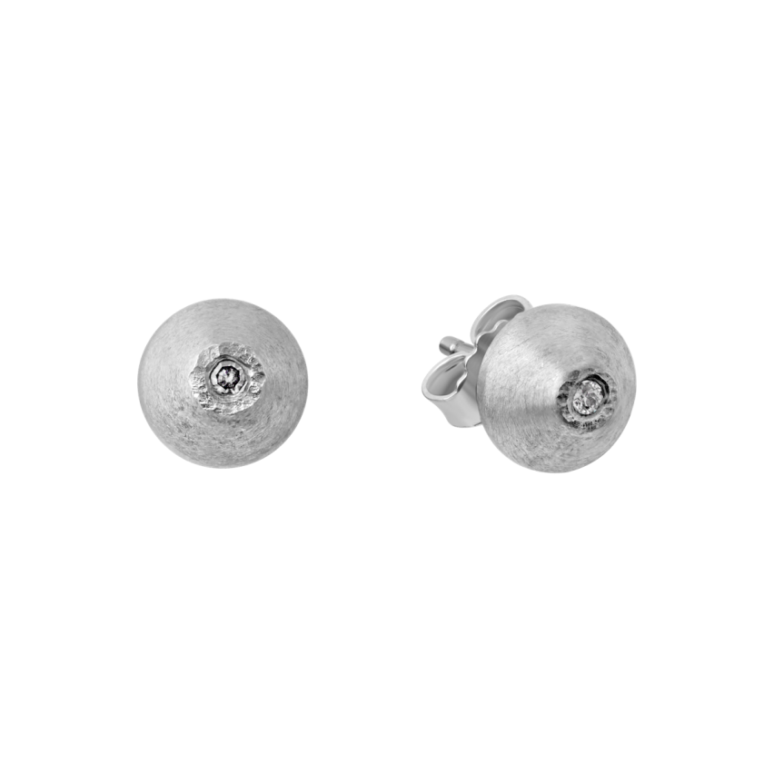 Ohrstecker aus 925er Silber »100957« mit Diamanten
