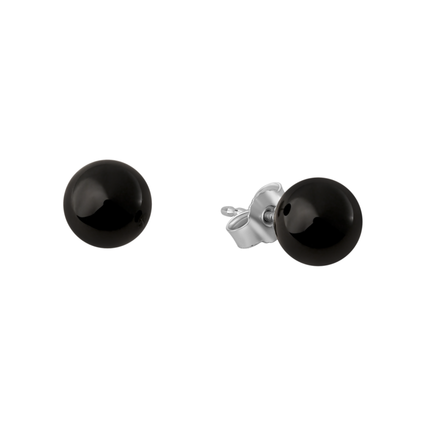 Ohrstecker aus 925er Silber »100995« mit Hämatit