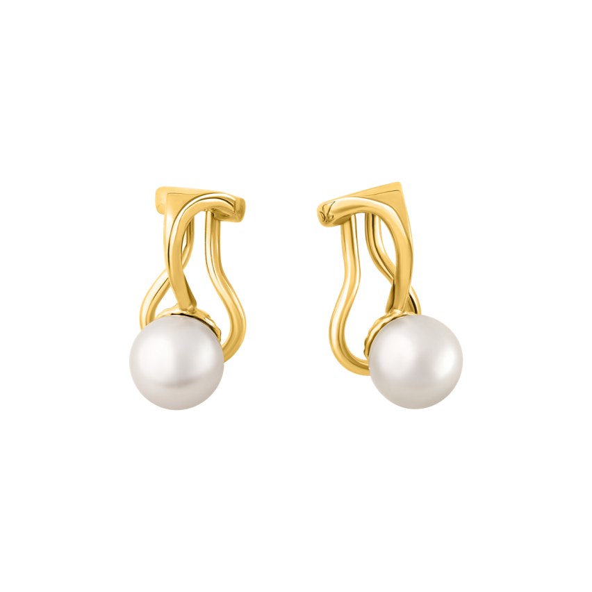 Ohrclips aus 750er Gelbgold »101011«