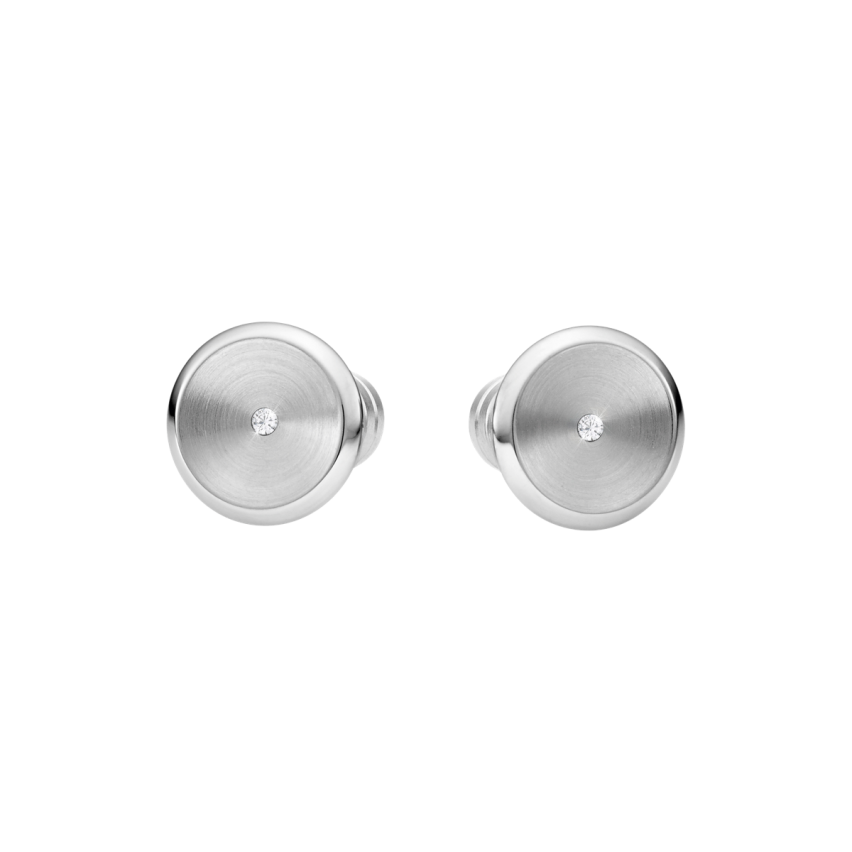 Ohrstecker aus Edelstahl »101140« mit Diamanten