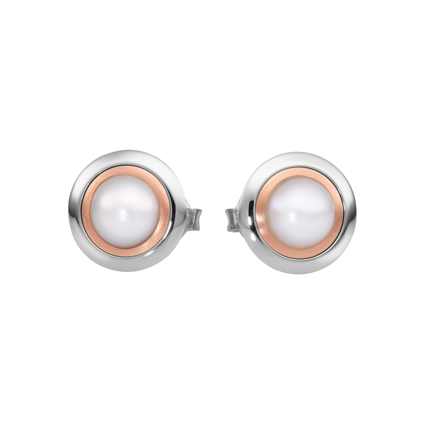 Ohrstecker aus Edelstahl und Edelstahl rosé vergoldet »101143«